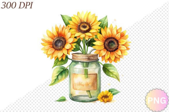 Download Watercolor Sunflower PNG Clipart - Clipart Collection