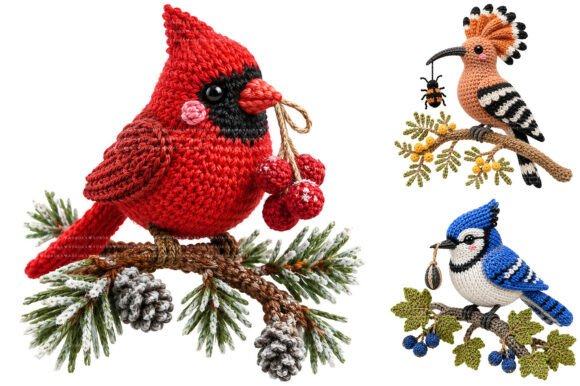 Download Crochet Bird Clipart Bundle - Clipart Collection