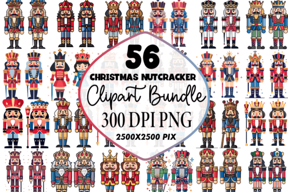 Download Christmas Nutcracker Clipart Png Bundle - Clipart Collection