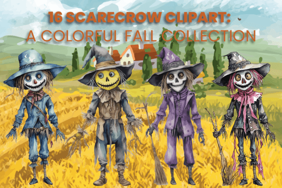 Download Scarecrow Clipart in Various Colors - Clipart Collection