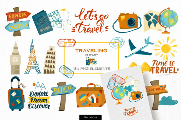 Download Traveling. Tourism Clipart. - Clipart Collection