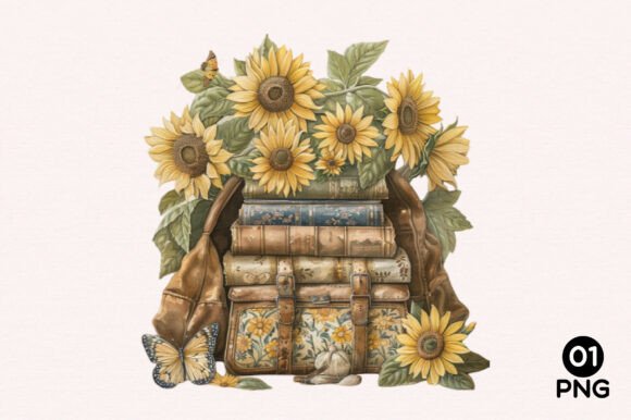 Download Whimsical Summer Sunflower Clipart - Clipart Collection