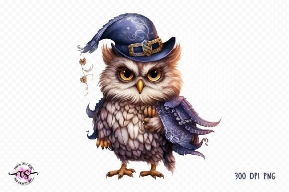 Download Watercolor Fairytale Owl Clipart - Clipart Collection