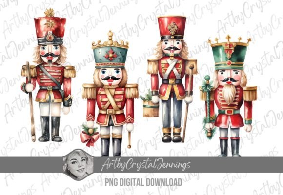 Download Watercolor Christmas Nutcracker Clipart - Clipart Collection