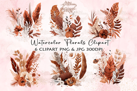Download Watercolor Florals Clipart - Clipart Collection