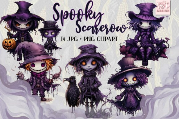 Download Spooky Scarecrow Sublimation Cliparts - Clipart Collection