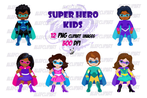 Download Superhero Kids Clipart - Clipart Collection