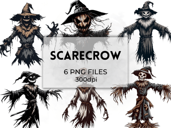 Download Scary Scarecrow, Halloween Clipart - Clipart Collection