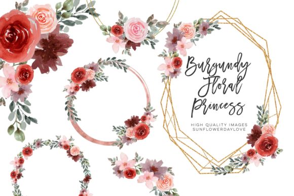 Download Watercolor Flower Frame Clipart, Wedding - Clipart Collection