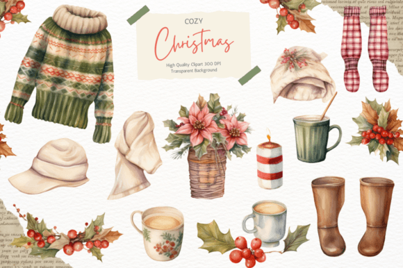 Download Cozy Christmas Clipart - Clipart Collection