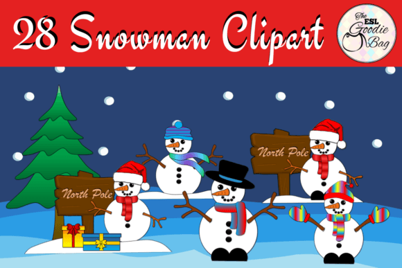 Download Christmas and Winter Snowman Clipart - Clipart Collection