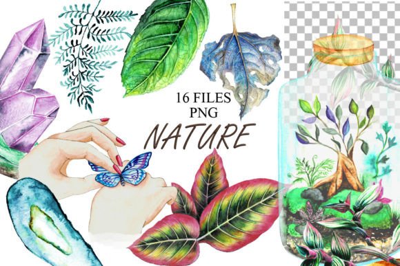 Download Watercolor Nature Clipart, Sublimation - Clipart Collection