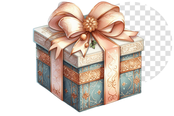 Download EidJoy Watercolor Gift Box Clipart - Clipart Collection