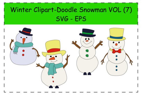 Download Winter Snowman Clipart Collection - Clipart Collection