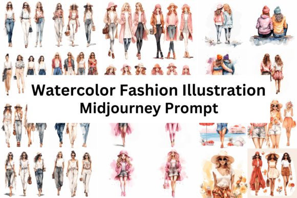 Download Fashion Watercolor Illustration - Watercolor illustration Collection