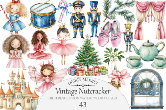 Download Vintage Nutcracker Clipart - Clipart Collection