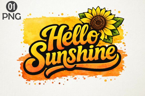 Download Hello Sunshine Sunflower PNG Clipart - Clipart Collection