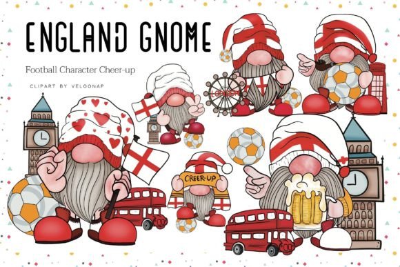 Download England Soccer Gnome Clipart - Clipart Collection