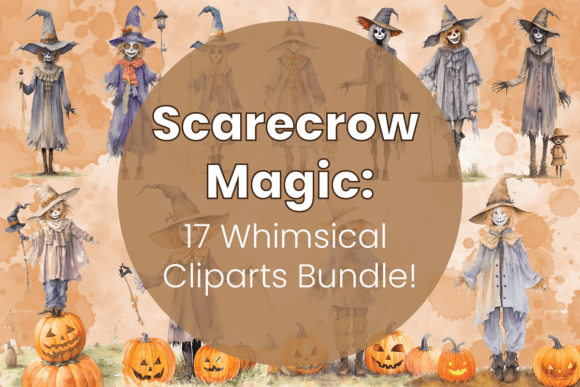 Download Watercolor Scarecrow Clipart - Clipart Collection