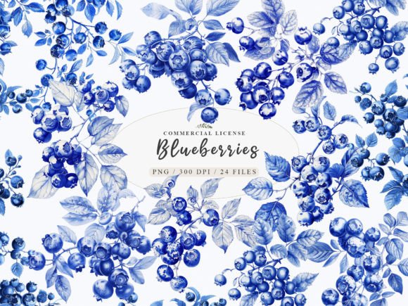 Download Watercolor Blueberry Clipart, Berry Art - Clipart Collection