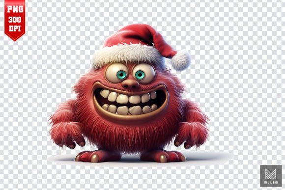 Download Joyful Christmas Monster Clipart - Clipart Collection