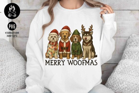 Download Merry Woofmas PNG, Christmas DogsClipart - Clipart Collection