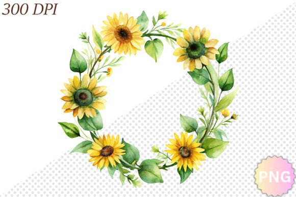Download Watercolor Sunflower PNG Clipart - Clipart Collection