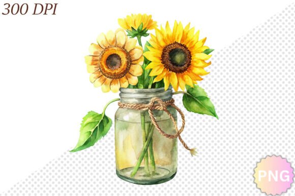 Download Watercolor Sunflower PNG Clipart - Clipart Collection