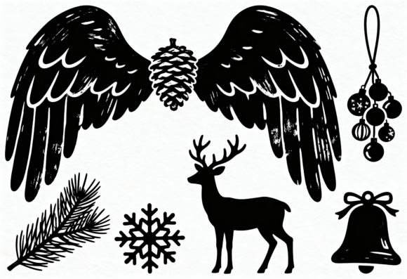 Download Rustic Christmas Clipart Bundle - Clipart Collection