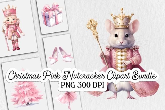 Download Christmas Pink Nutcracker Clipart Bundle - Clipart Collection
