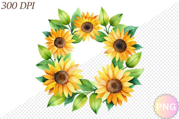 Download Watercolor Sunflower PNG Clipart - Clipart Collection