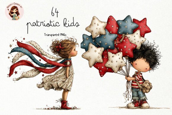 Download Patriotic Kids Clipart PNG - Clipart Collection