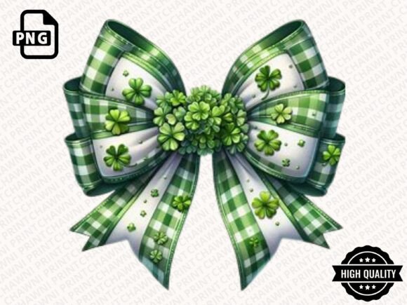 Download Glitter Shamrock Bow Clipart PNG - Clipart Collection