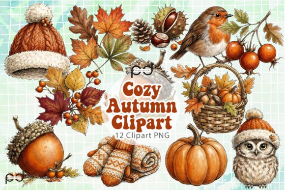 Download Cozy Autumn Clipart Graphics - Clipart Collection
