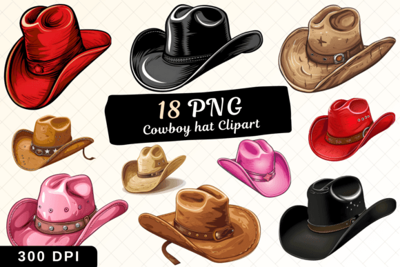 Download Cowboy Hat Clipart Bundle, Cowboy Bundle - Clipart Collection