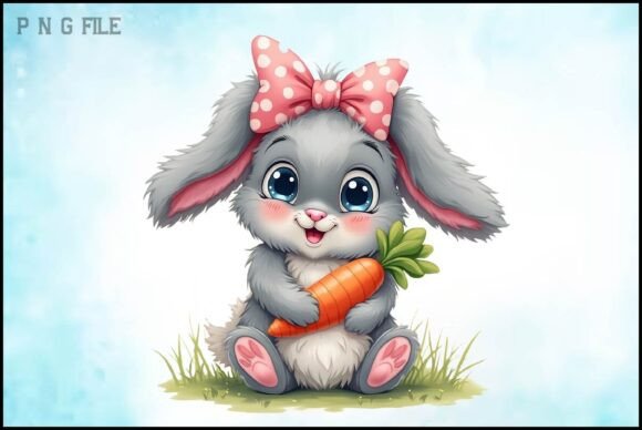 Download Watercolor Bunny Clipart PNG - Clipart Collection