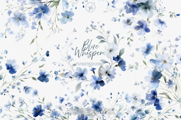 Download Watercolor Florals Clipart Set - Clipart Collection