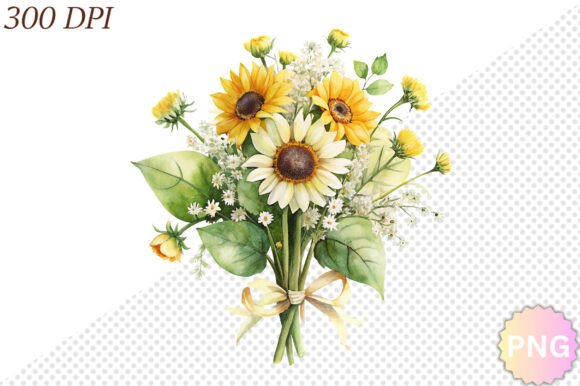 Download Watercolor Sunflower PNG Clipart - Clipart Collection