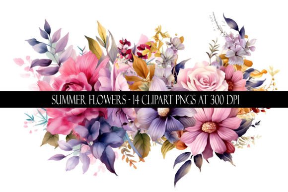 Download Summer Floral Clipart - Clipart Collection