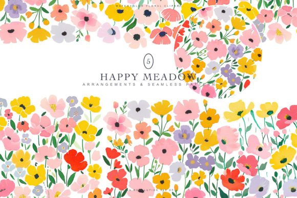 Download Colorful Summer Floral Clipart - Clipart Collection