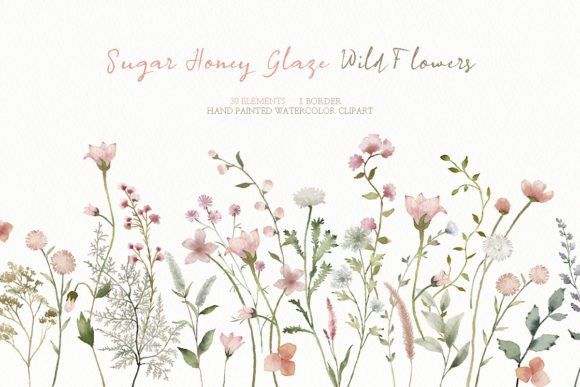 Download Watercolor Spring Wildflower Clipart - Clipart Collection