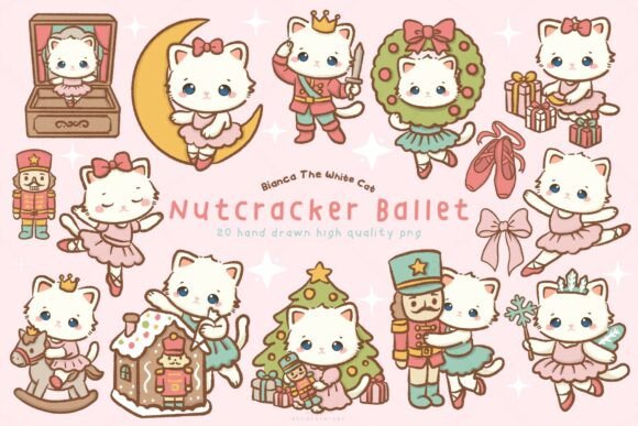 Download Ballerina Cat Nutcracker Clipart - Clipart Collection