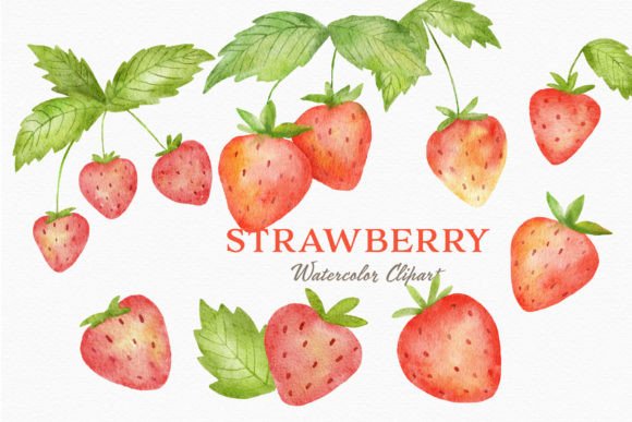 Download Strawberry Watercolor Clipart Berry PNG - Clipart Collection