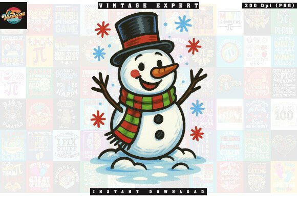 Download Christmas Holiday Winter Snowman Clipart - Clipart Collection