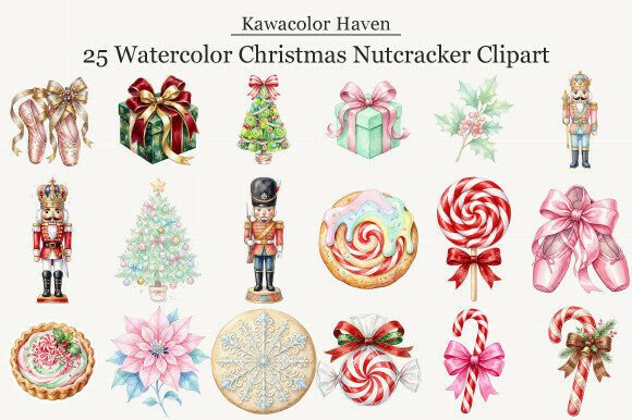 Download Watercolor Christmas Nutcracker Clipart - Clipart Collection
