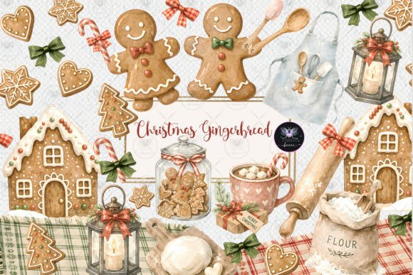 Download Gingerbread Bakery Christmas Clipart - Clipart Collection