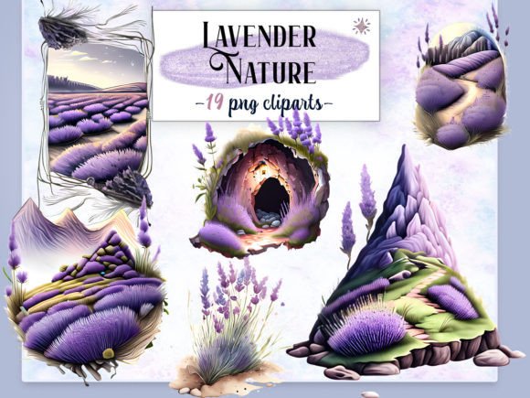 Download Lavender Nature Clipart Sublimation - Clipart Collection
