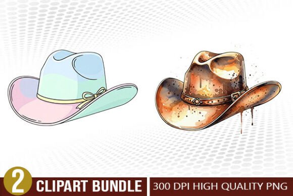 Download Vintage Cowboy Hat PNG Clipart Bundle - Clipart Collection