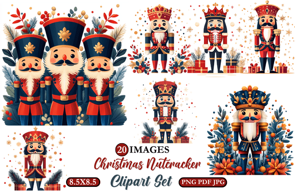 Download Christmas Nutcracker Clipart Set - Clipart Collection