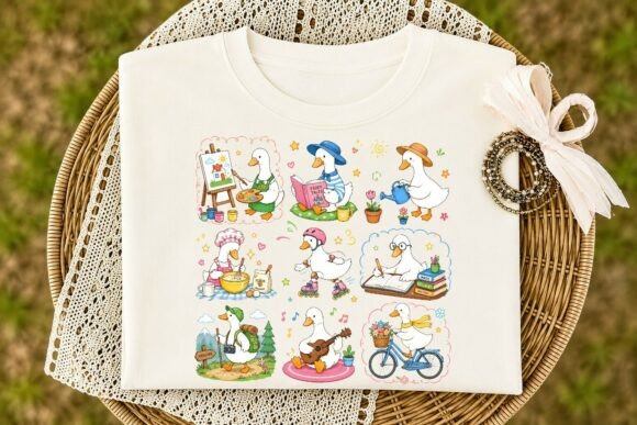 Download Cute Duck Activities PNG Clipart Bundle - Clipart Collection